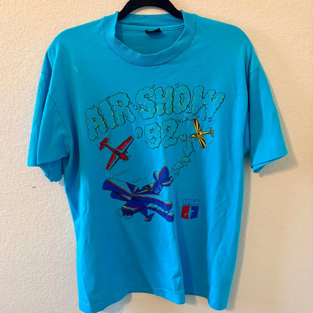Vintage USA Aerobatic Team Air Show '92 T-shirt XL